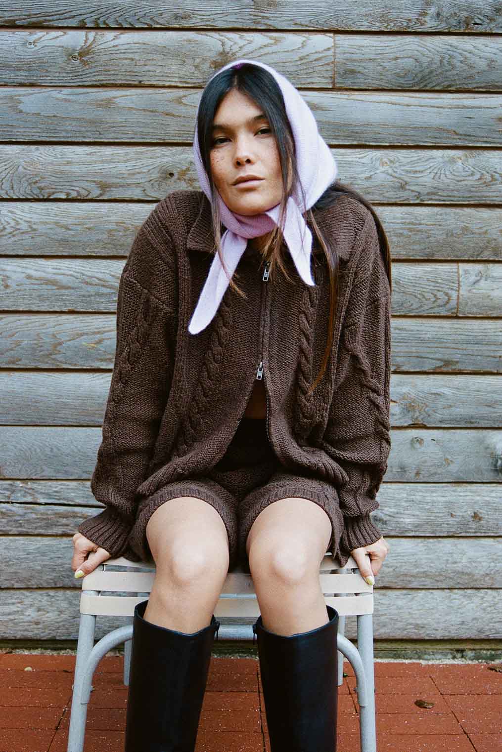 Braided Knit Cardigan - Image 5