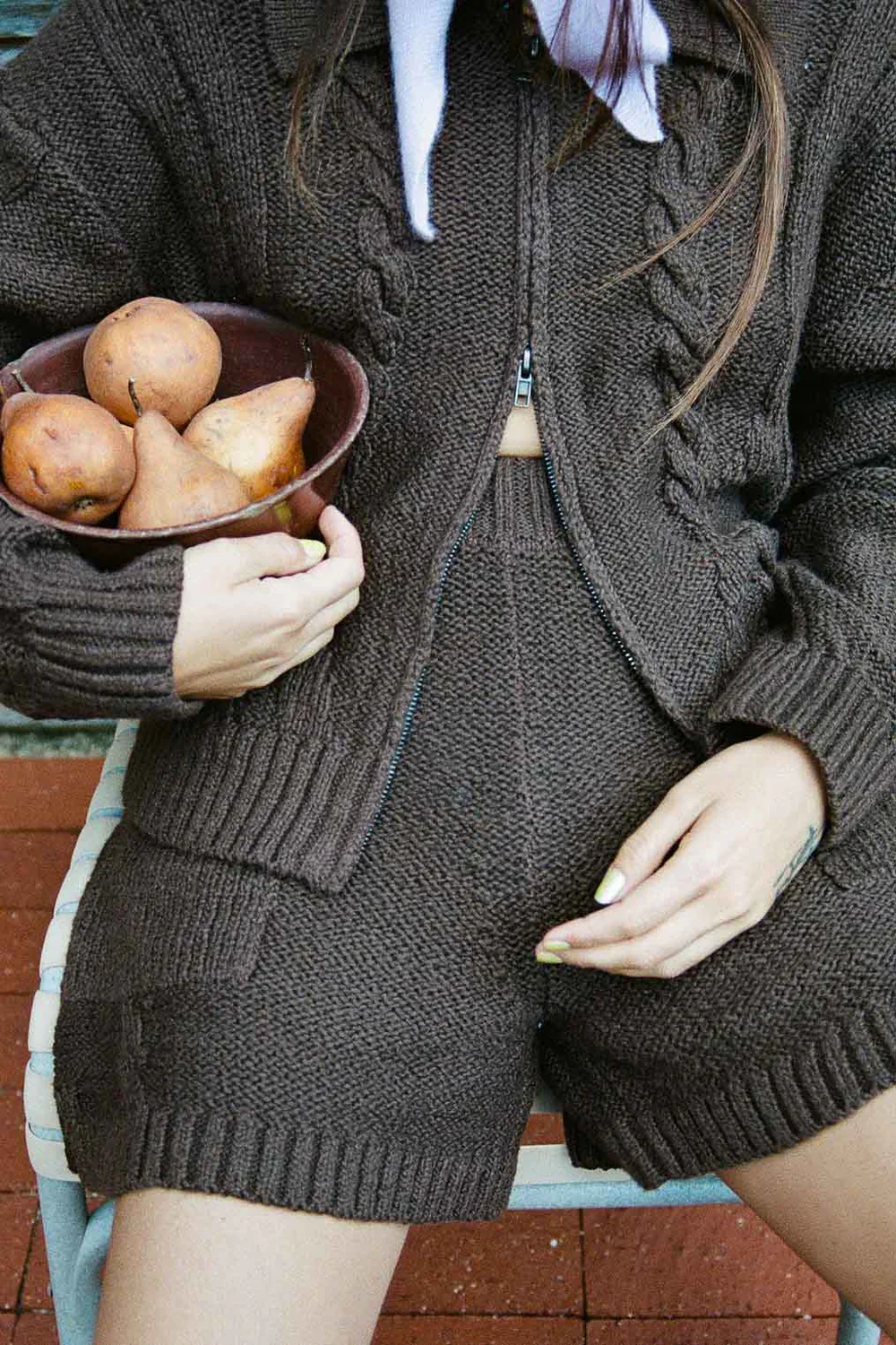 Braided Knit Cardigan - Image 6