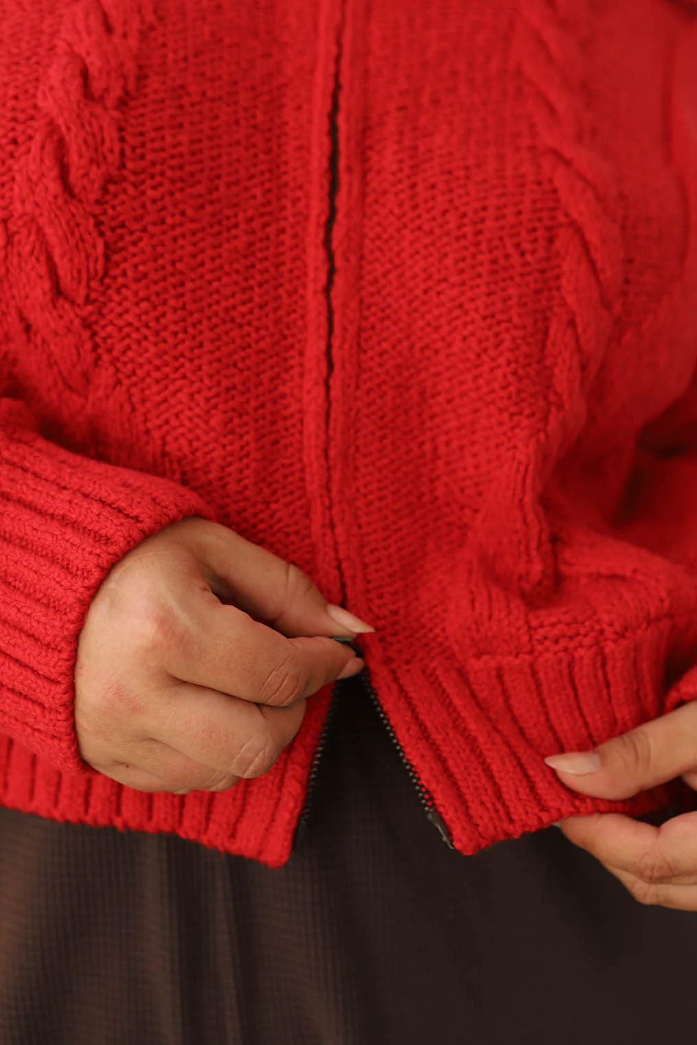 Braided Knit Cardigan - Image 5