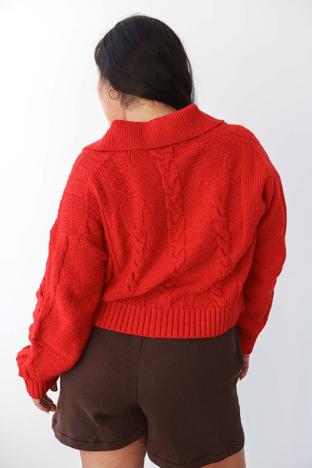 Braided Knit Cardigan - Image 6