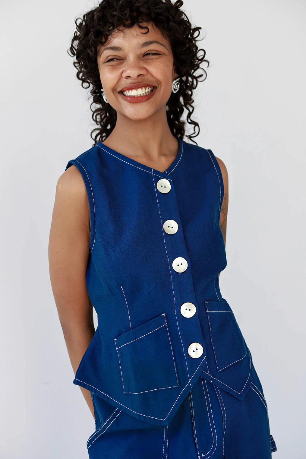 Shell Flared Vest - Image 3