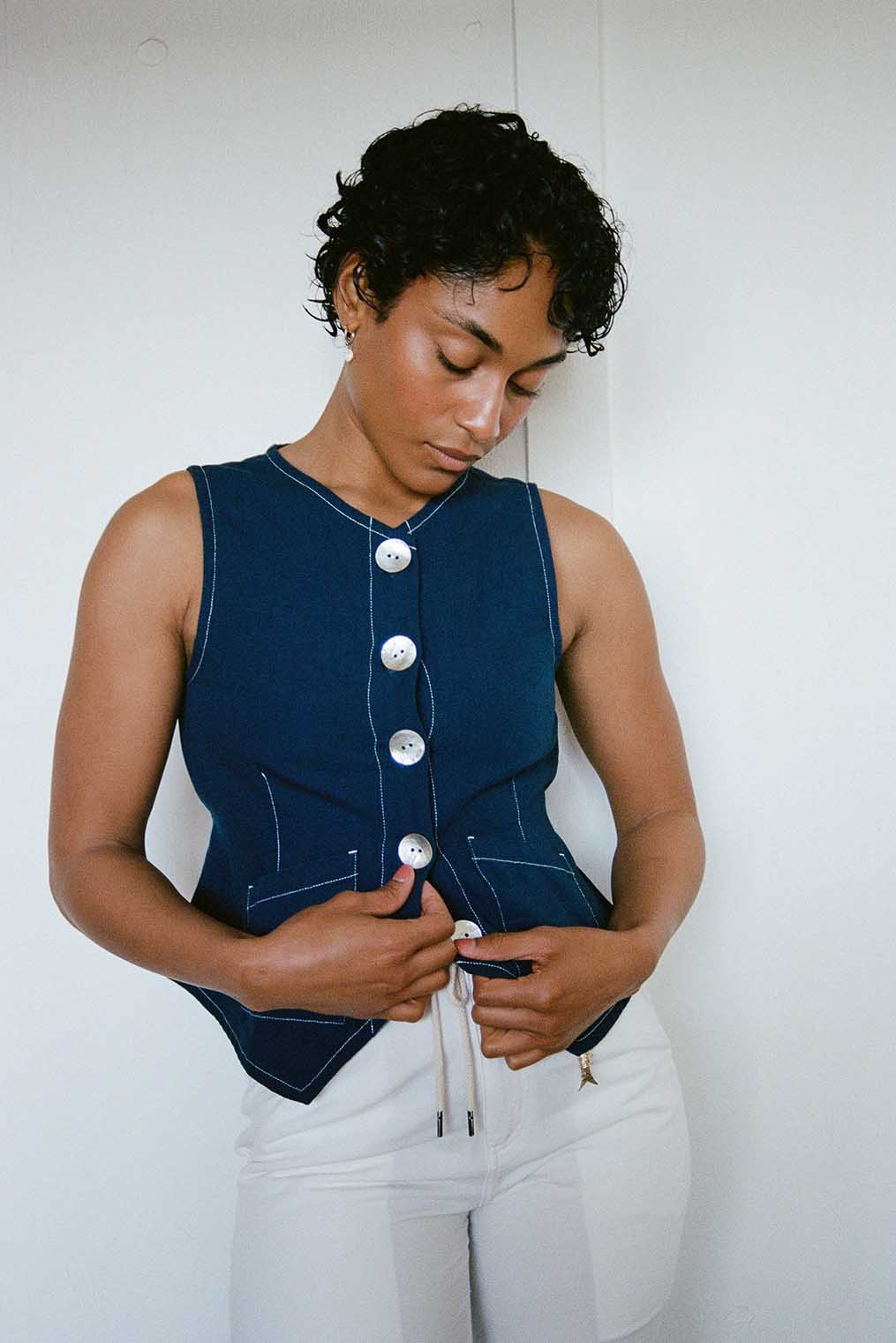 Shell Flared Vest - Image 5