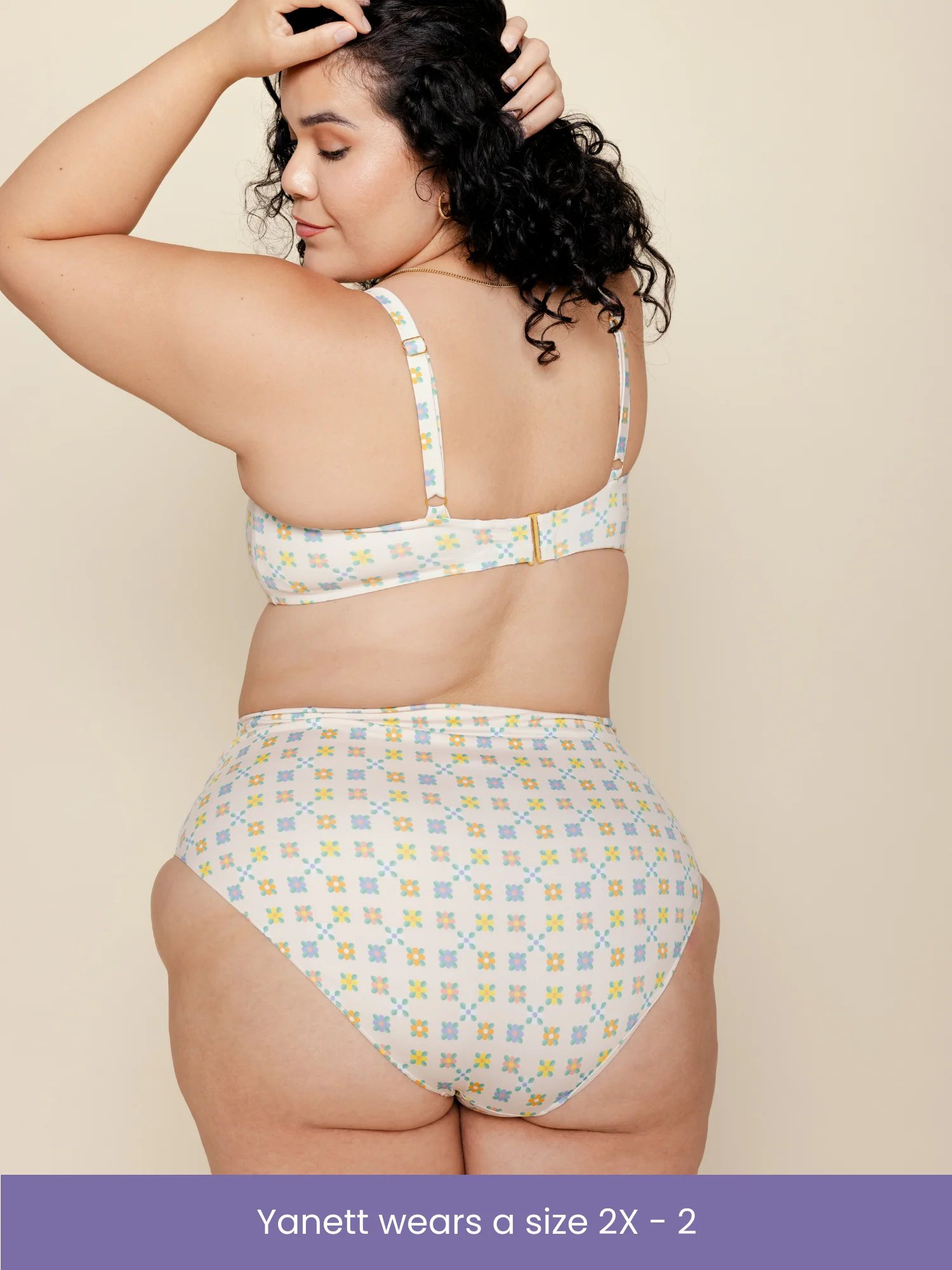High Waisted Full Coverage Bottoms in Prairie - Image 3