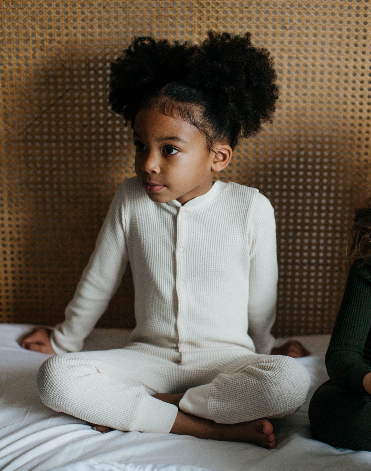 Kids Waffle One-Piece Sleeper - Image 4