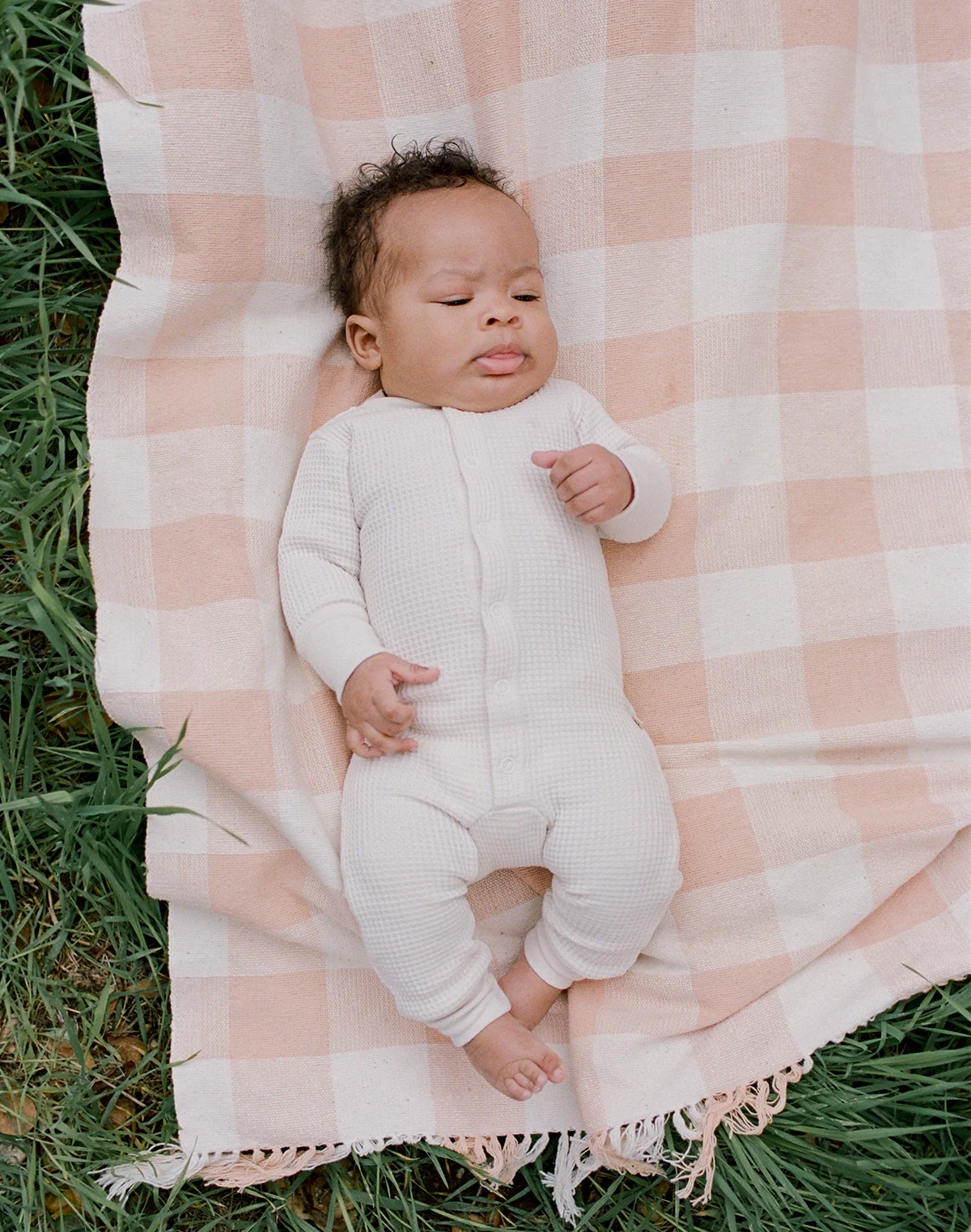 Kids Waffle One-Piece Sleeper - Image 5