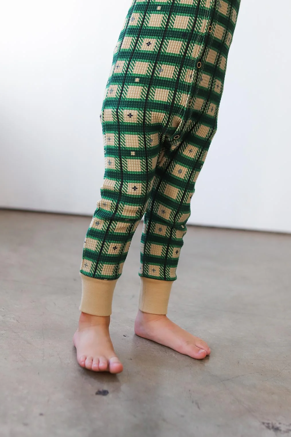 Kids Waffle One-Piece Sleeper - Image 4