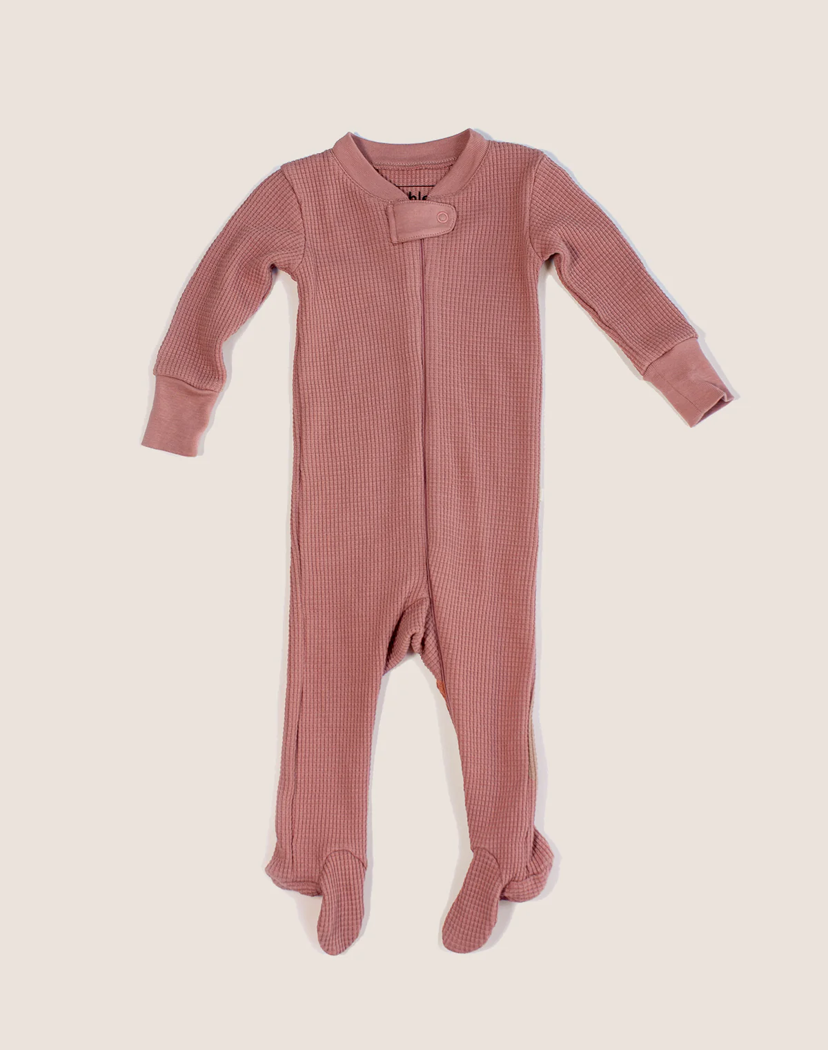 Kids Waffle Footie Sleeper - Image 3
