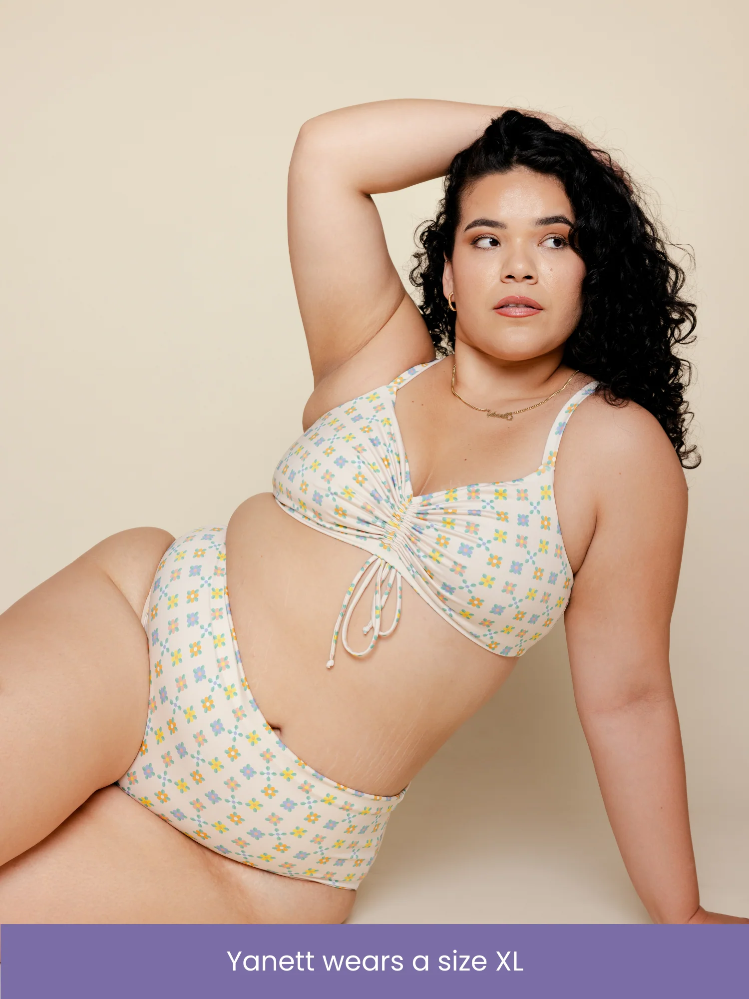 Ruched Tie Top in Prairie - Image 7