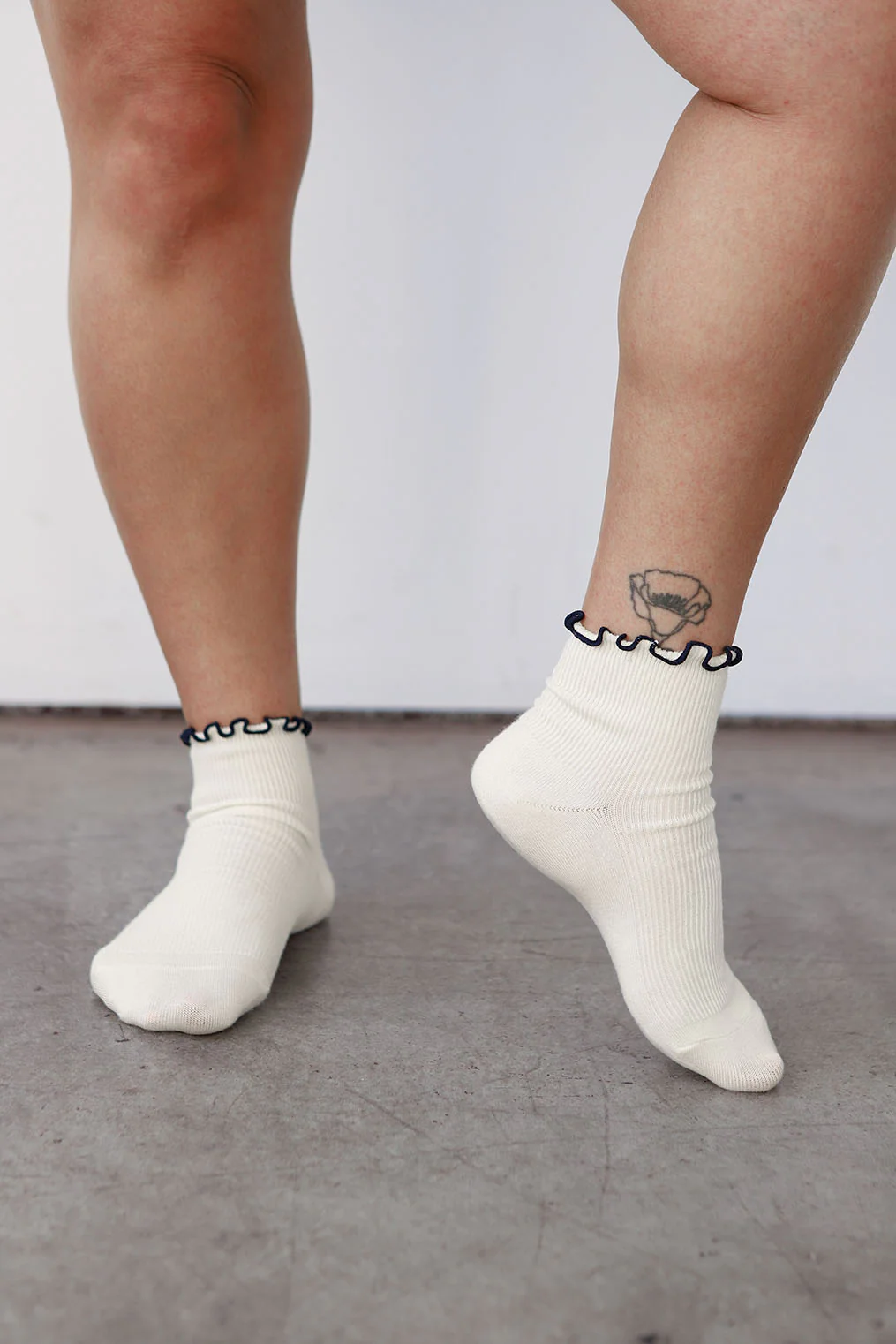 Petite Ruffle Modal Sock - Image 3