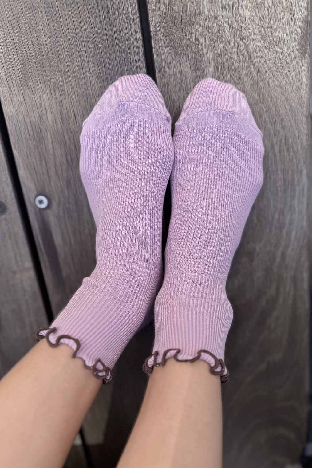 Petite Ruffle Modal Sock - Image 3