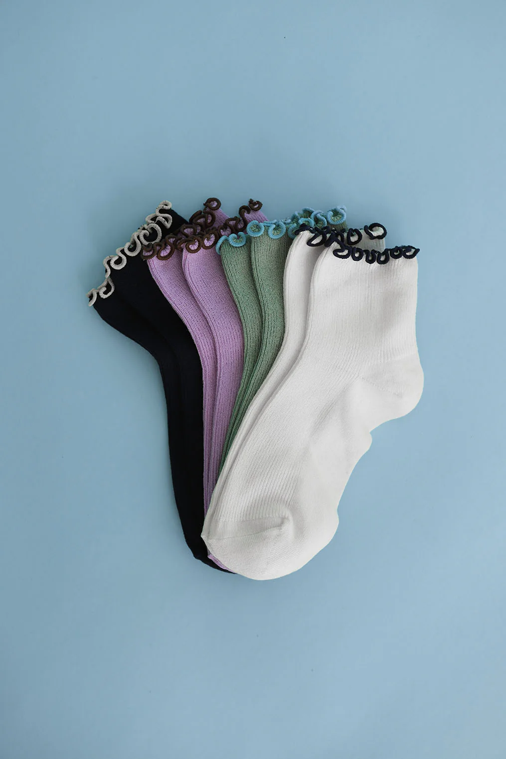 Petite Ruffle Modal Sock - Image 4