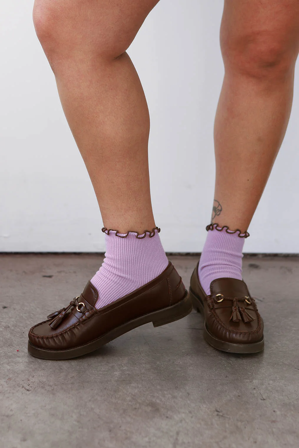 Petite Ruffle Modal Sock - Image 5