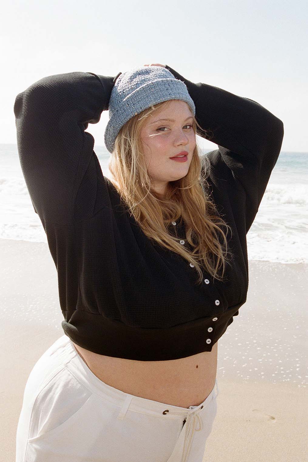 Waffle Sailor Cardigan - Image 7